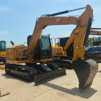Excavatrice sur chenilles Caterpillar 307 d'origine, utilisée pour les modèles 307 308 2024, moteur de 7 tonnes, bon état
