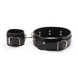 Wholesale adult SM products, couples' bondage, leather hand and leg bindings, leather straps, <b>stage</b> performance <b>props</b> - Product Image 5
