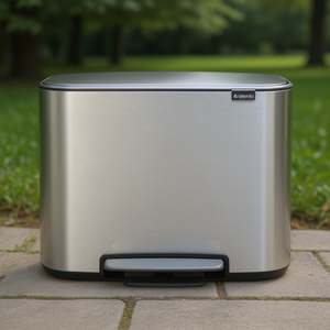 Cestino a Pedale Brabantia 23 L in Acciaio Inossidabile Anti-Impronta per Rifiuti da Cucina - Product Image 3