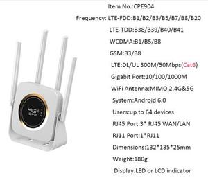 Bộ Định Tuyến Wifi Không Dây 300Mbps Băng Tần Kép 2.4G 5G 1 WAN + 2 Cổng LAN Gigabit 5*6 Dbi Antenna 802.11AC Hỗ Trợ 64 Người Dùng - Product Image 4