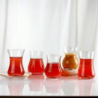 120/140/150/170ml tasse à café turque maison thé noir verre tasse à eau niche européenne thé de l'après-midi haute tasse en verre borosilicaté