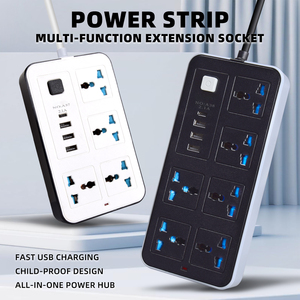 <span class=keywords><strong>Prolunga</strong></span> universale OEM a 6 prese con funzione di ricarica <span class=keywords><strong>USB</strong></span> e Type-C, certificata CE ROHS - Product Image 6