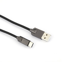 Kabel Pengisian Cepat Micro USB 3A Konduktor Tembaga Berlapis Seng Paduan Seng untuk Ponsel Android Selubung PVC Grosir