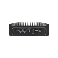 10th Intel Core I3 I5 I7 fansız endüstriyel Mini PC DDR4 bellek çift ekran çift LAN destekler Windows 11 Mini bilgisayar