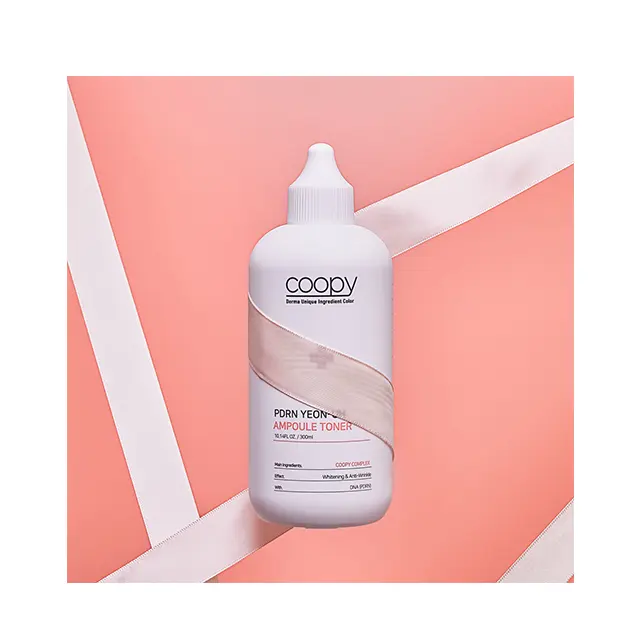 COOPY PDRN Yeon-Uh Ampoule Toner 300ml - Korea High Quality Toner used after dermatological treatment Salmon Toner