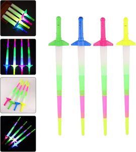 Bâtons LED RGB pour Fêtes d'Enfants, Épées Rétractables de 68 cm avec Éclairage Fluorescent Clignotant, Décorations de Fête Lumineuses - Product Image 3