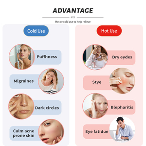 MOEN Oreiller de glace pour les yeux, masque thermique apaisant pour les yeux secs et les yeux chauds et froids - Product Image 6