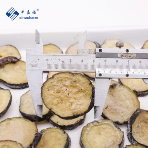 Sinocharm <span class=keywords><strong>Verduras</strong></span> orgánicas <span class=keywords><strong>Verduras</strong></span> congeladas Fácil de cocinar IQF Rebanada de berenjena frita Berenjena asada congelada - Product Image 5