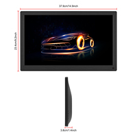 Podofo 15.6 pouces IPS Full HD 1920*1080 moniteur de voiture Mini TV et ordinateur écran couleur haut-parleur VGA BNC RCA pour camion Bus RV