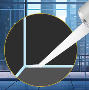 Sellador de Silicona Acética Transparente Multiusos Altamente Flexible de un Solo Componente de Curado Rápido Resistente a la Intemperie para Ventanas, Puertas y Cocinas - Product Image 3