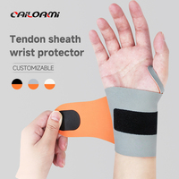 Protège-poignet ultra-fin et respirant avec support de poignet réglable anti-torsion à pression fixe