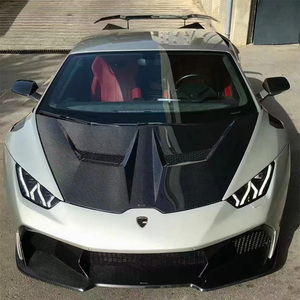 For 2014-2018 Lamborghini Huracan LP580 LP610 Carbon Fiber <strong>Engine</strong> Hood Car V-Type Carbon Fiber <strong>Engine</strong> Cover Decoration - Product Image 6