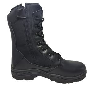Botas Tácticas de Entrenamiento para Hombre TSB1 Personalizadas con Cierre Lateral Negro para Selva - Product Image 1