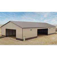 Atelier préfabriqué économique, structure en acier préfabriquée, entrepôt agricole, kits de construction métallique
