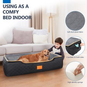 Große Hunde Erhöhter Hund Autos itz Wasch bares Haustier Träger bett mit Polster Haustier Hunde bett Ortho pä discher Schaum Großhandel Hundes itz - Product Image 3