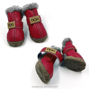 Chaussures d'hiver chaudes pour chiens Bottes de <span class=keywords><strong>neige</strong></span> imperméables Chaussures d'extérieur antidérapantes pour chiens - Product Image 6