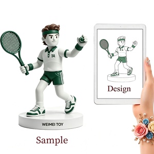 WEIMEI TOY Fabricants <span class=keywords><strong>de</strong></span> poupées personnalisées, conception <span class=keywords><strong>de</strong></span> jouets en vinyle PVC sur le thème du tennis, fabrication <span class=keywords><strong>de</strong></span> jouets en vinyle personnalisés, jouet sur le thème du sport pour événement <span class=keywords><strong>de</strong></span> club - Product Image 1