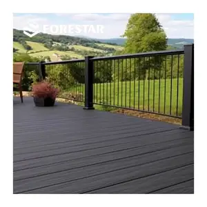 The New Listing Free Shipping Hot Selling Waterproof Anti-rotten House Decorative Wpc Decking Flooring