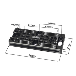 Placa de liberación rápida con montura de zapata fría de 1/4" y 3/8" y placa de soporte para cámaras <span class=keywords><strong>Canon</strong></span> EOS <span class=keywords><strong>850D</strong></span> y Nikon D5600 SLR DSLR - Product Image 6