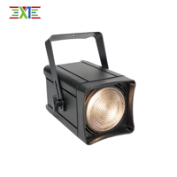 XJ 100W COB Slim Par Can Light DMX512 IP33 Blanc/Blanc Chaud - Éclairage de Scène Immersif pour Fête Mariage Discothèque