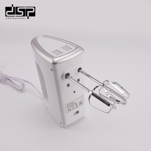 Batteur à œufs électrique portatif Dsp 240V blanc avec fouet et crochet pétrisseur pour la pâtisserie et le mélange - Product Image 4