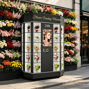 YISO 24H Unmanned Fresh Flower Vending Machine Multi Payment Options 24 Hours Unmanned Retail Commercial Flower Vending Cabinet - Product Image 1