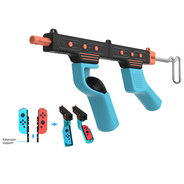 Universal Game Left and Right Controller Gun for Nintendo Switch/OLED/Switch 2 Game Long Gun Shooting Stock