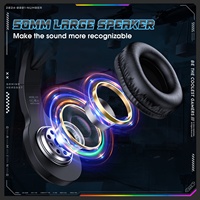 Casque Stéréo Filaire ONIKUMA X31 avec Drivers Dynamiques, Éclairage RGB ENC, Étanchéité IPX5 pour Téléphone Portable, DJ, Sport et Gaming