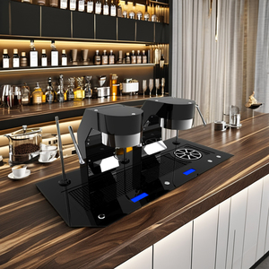 Machine à café expresso professionnelle italienne intégrée à 2 groupes, sous comptoir - Product Image 3