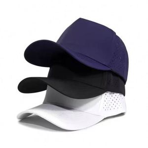 Casquette de baseball perforée à 5 panneaux découpée au laser, imperméable, style streetwear, pour le sport (Gorras Trucker Hat) - Vente en gros - Product Image 1