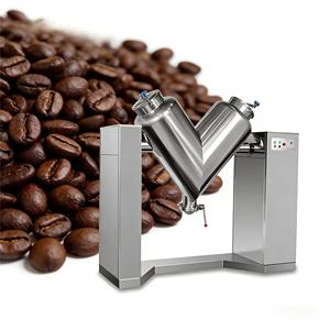 Industriële roestvrijstalen schroefagitator V-type menger voor het mengen van waspoeder en koffiebonen (30L/50L) - Product Image 1