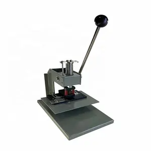 semi-automatic Plastic Card PVC Card Hanging Hole Round and Oval Hole Cutter Machine