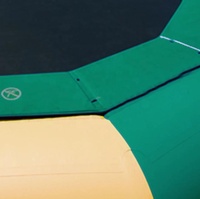 Île de trampoline flottant gonflable personnalisé parc aquatique gonflable parc de trampoline gonflable avec toboggan