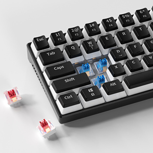 Portable 61-Keys Pudding Keycaps RGB Gaming Mechanical <b>Keyboard</b> ABS Material Metal Wholesale Laptop Desktop ROHS Certified RGB K - Product Image 3