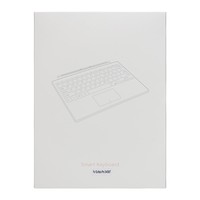 Clavier sans fil à commutateurs magnétiques pour Surface Pro 3/4/5/6/7, nouveau modèle pleine taille avec compatibilité souris tactile