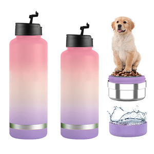 Alimentador de cuencos para perros al por mayor, <span class=keywords><strong>botella</strong></span> de agua de acero inoxidable Bailey con aislamiento al vacío de doble pared portátil de viaje de 32oz - Product Image 4