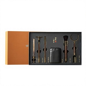 MINGSHUO Juego de Seis Herramientas Metálicas Chinas para la Ceremonia del Té - Cuchillo para Té, Herramienta para Preparar Té, Accesorios para Té Kung Fu - Product Image 4