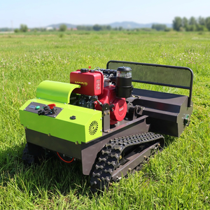 <span class=keywords><strong>Tondeuse</strong></span> Débroussailleuse Télécommandée à Essence Loncin 420CC 12HP pour l'Entretien des Terrains, des Gazonnages et le Débroussaillage des Sentiers, Largeur de Coupe 800mm, Fonction <span class=keywords><strong>Mulching</strong></span> - Product Image 3