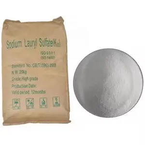 Agen berbusa Sodium Lauryl Sulfate Harga K12/SLS bubuk untuk deterjen, tekstil Auxili