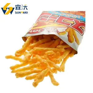 100-150 kg/saat Jinan Sunward kızarmış büküm aperatifler kurkure niknaks cheetos ekstruder yapma makinesi