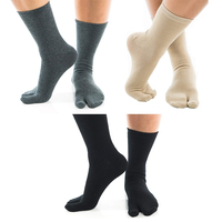 Chaussettes décontractées, mode, amusantes, en coton mélangé de qualité supérieure, chaussettes à deux orteils