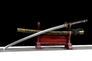 Usine personnalisable OEM 103cm <span class=keywords><strong>bambou</strong></span> fait à la main japonais traditionnel Dragon <span class=keywords><strong>samouraï</strong></span> épée jouet épées ensemble à vendre - Product Image 3