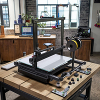 Kinerja andal serbaguna 3D saluran otomatis Printer huruf komponen bantalan tempat tidur panas mendukung tanda huruf PLA LED