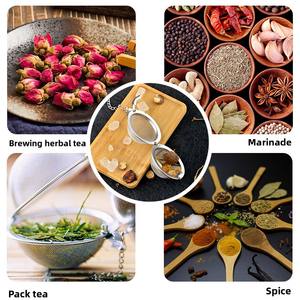 Infusore <span class=keywords><strong>per</strong></span> Tè in Rete di Acciaio Inox 304, Filtro <span class=keywords><strong>per</strong></span> Tè Sfuso, Erbe, Spezie e Condimenti - Product Image 2