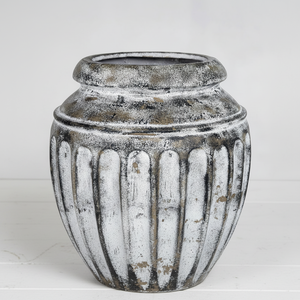 Maceta de plantas de interior Maceta de plástico rústica Nuevo 2025 Precio de fábrica Venta al por mayor Estilo de Vietnam Cilíndrico redondo - Product Image 1