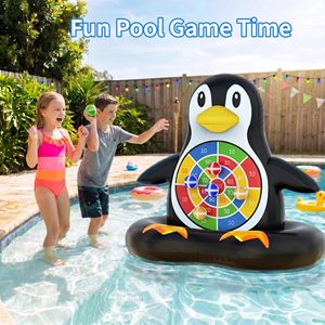 Best Seller <b>Inflatable</b> Dart Board Floating Pool <b>Game</b> Water Toy for Kids Teens Adults Backyard Beach Summer Party Birthday Gift - Product Image 2