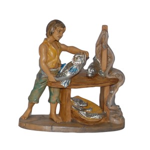 FISHMONGER MODEL LUX IN WOOD-EFFECT PVC สูง 13 ซม. - Product Image 1