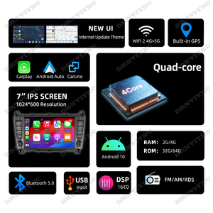 Autorradio Android de 7'' con Carplay Inalámbrico para <span class=keywords><strong>Mercedes</strong></span> Benz CLK W209 Clase C <span class=keywords><strong>W203</strong></span>, Android Auto, GPS, WiFi, Pantalla IPS y Navegación GPS - Product Image 2