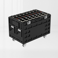 Caisse de rangement pour câbles de scène DJ, équipement audio et éclairage, type flight case