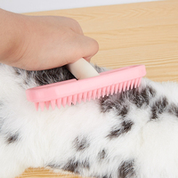 Haute qualité silicone chat chien brosse peigne de Massage enlever flottant cheveux nettoyage animal soins peigne nettoyage
